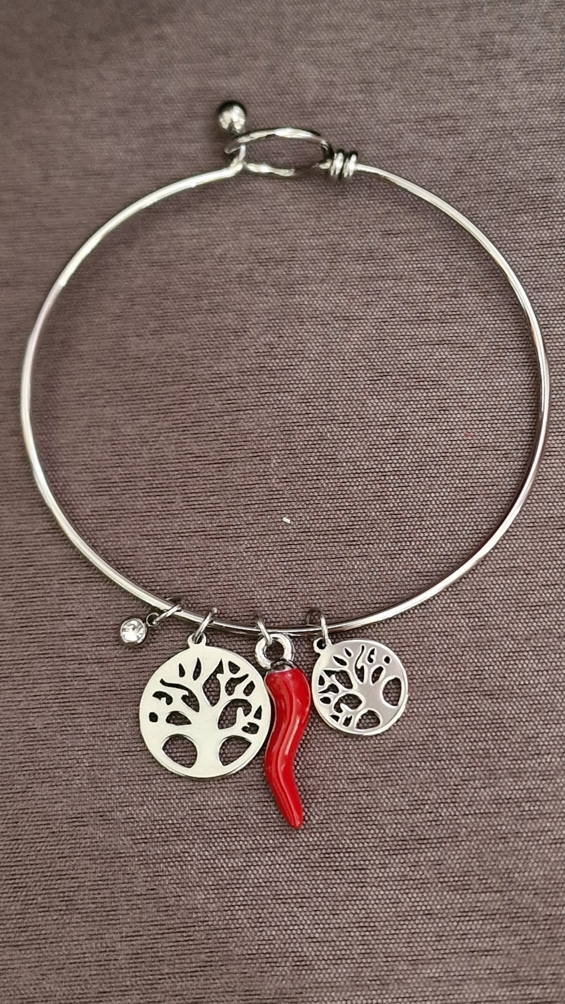 bracciali RIGIDI CON CHARM ALBERO DELLA VITA