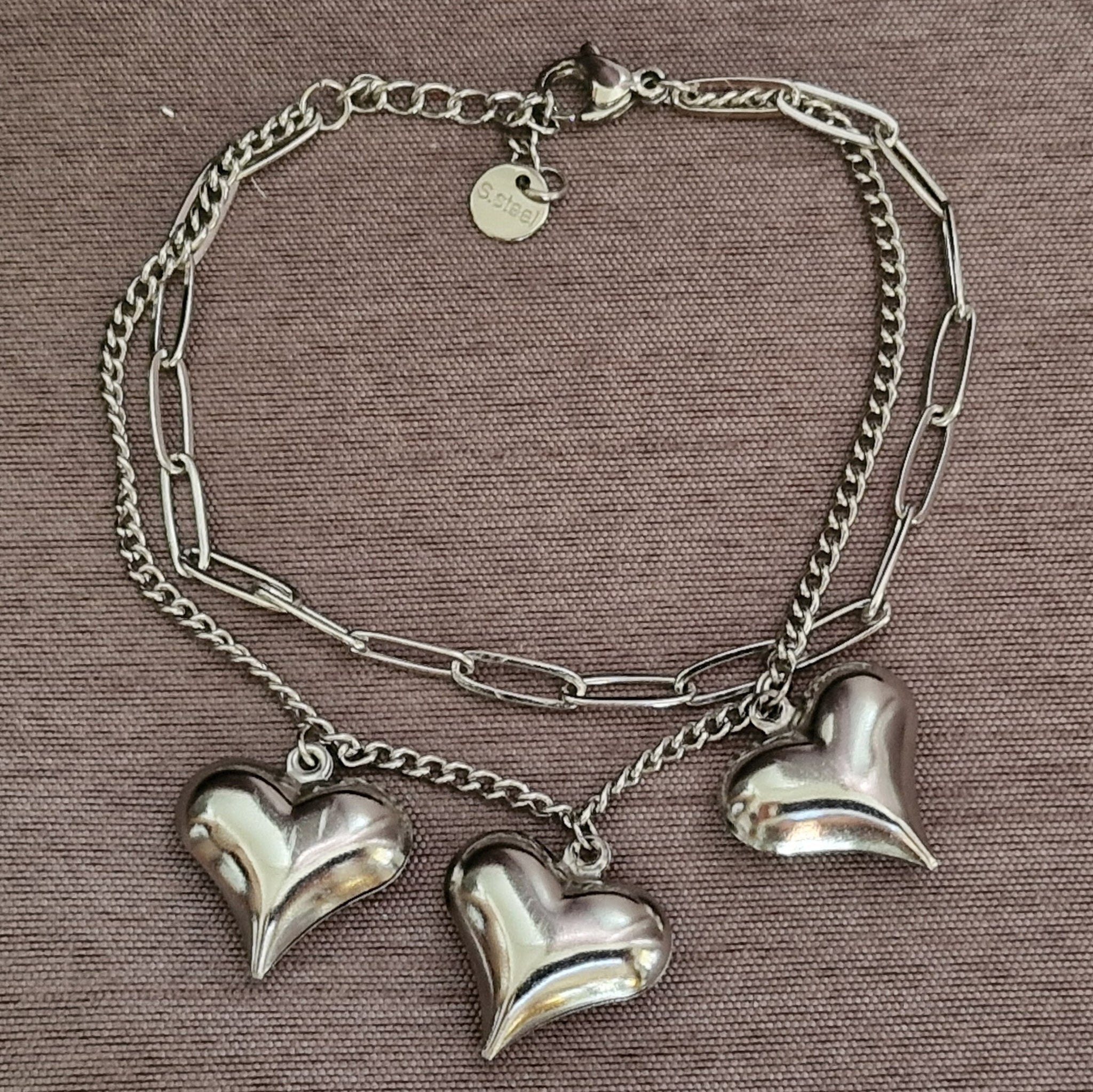 bracciale TRE CUORI